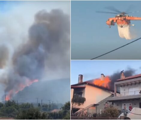 S-a cerut de urgență ajutor extern pentru stingerea incendiilor