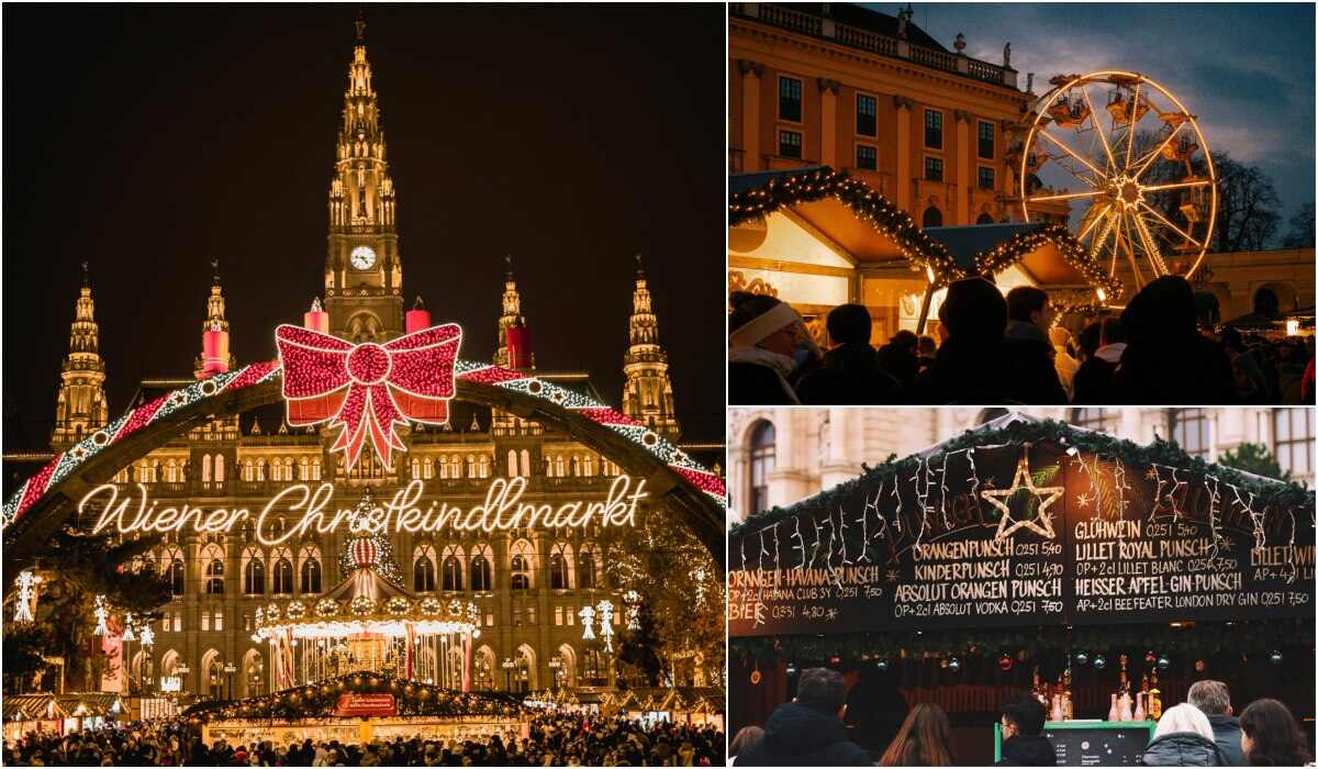 Prețurile de la Târgul de Crăciun din Viena 2025. Cât costă o vacanță magică în capitala Austriei