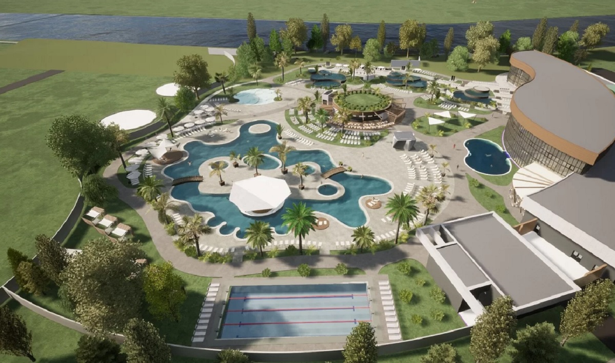 Cum va arăta grădina termală de peste 40 de milioane de euro care se construiește în România! Va avea un centru SPA uriaș